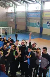 مدرسه امام حسین، سالن ورزشی در مدرسه ی غیر انتفاعی پسرانه امام حسین منطقه 4