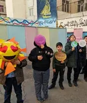 مدرسه امام حسین، کاردستی های زیبای دانش آموزان دبستان غیردولتی امام حسین  منطقه 4