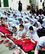 مدرسه آتیه سازان، مراسم مذهبی در مدرسه دخترانه آتیه سازان