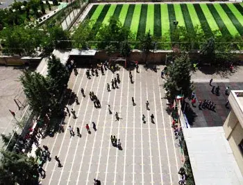 مدرسه نوید صالحین ، فضا و نمای خاص مجتمع آموزشی پسرانه نوید صالحین  منطقه 6 