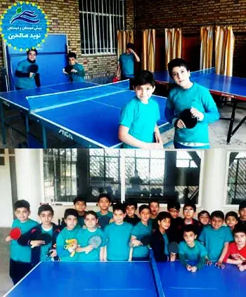 مدرسه نوید صالحین ، ورزش تنیس در دبیرستان پسرانه غیر دولتی نوید صالحین منطقه 6