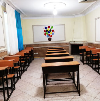 مدرسه حکمت نوین، نمای کلاس در پیش دبستان و دبستان پسرانه حکمت نوین منطقه 8