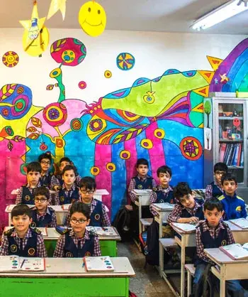 مدرسه فرهنگ، کلاس درس مدرسه ی فرهنگ تهرانپارس