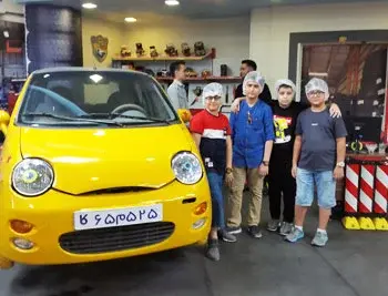 مدرسه آل طه، آشنایی با قطعات وسایل نقلیه دراردوی کاربازیا  دانش آموزان مدرسه ی غیر انتفاعی آل طه منطقه 2