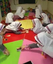 مدرسه  جوانه های علم وفرهنگ، کلاس سرگرمی در پیش دبستان و دبستان غیر دولتی دخترانه جوانه های علم و فرهنگ