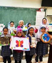 مدرسه صدرا نوین، کاردستی  دانش آموزان  پیش دبستان ودبستان دخترانه صدرا منطقه 5