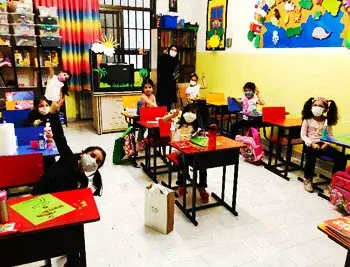 مدرسه ماهور، کلاس  زیبای پیش دبستانی های مجتمع آموزشی ماهور منطقه 2