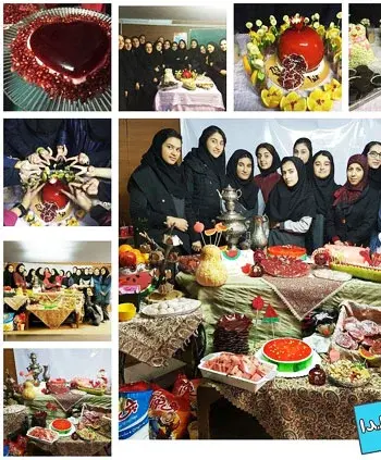 مدرسه صدرا نوین، میز یلدا در دبیرستان دوره دوم صدرا نوین منطقه 2