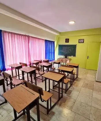 مدرسه  بشرا، کلاس زیبا و رنگی مجتمع  غیر انتفاعی دخترانه بشرا منطقه 2