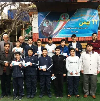 مدرسه جاوید، اهدای جوایز به دانش آموزان برتر پایه هفتم مدرسه ی جاوید 