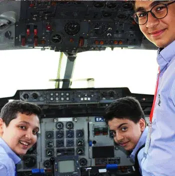 مدرسه جاوید، اردوی صنایع هواپیمایی دانش آموزان دبیرستان غیر دولتی جاوید 