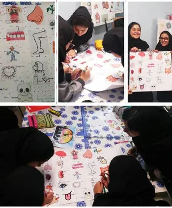 مدرسه صدرا نوین، کارگاه نقاشی و خلاقیت در دبیرستان دخترانه دوره دوم
