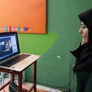 مدرسه رسا، برگزاری کلاس آنلاین در دبستان دخترانه رسا منطقه 8