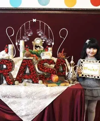 مدرسه رسا، جشن نوروزی دانش آموزان دبستان دخترانه رسا منطقه 8