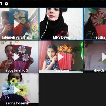 مدرسه رسا، کلاس نقاشی و کاردستی  به صورت غیر حضوری دانش آموزان رسا 