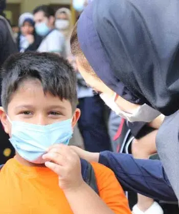 مدرسه سلام یاسین، لبخند زیبای تو در زیر ماسک برای ما سلام یاسینی ها پنهان نیست و دنیایست