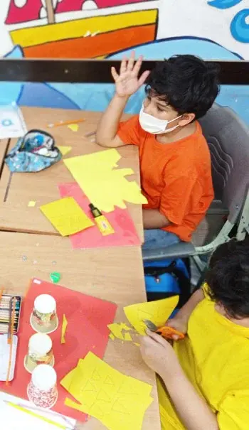 مدرسه سلام یاسین، تصویری از فعالیت های کلاسی 