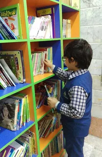 مدرسه بهان، عکس کتابخانه ی دبستان و پیش دبستان بهان منطقه 5