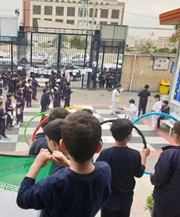 مدرسه بهان، عکس المپیاد ورزشی دانش آموزان پیش دبستان و دبستان پسرانه  بهان منطقه 5