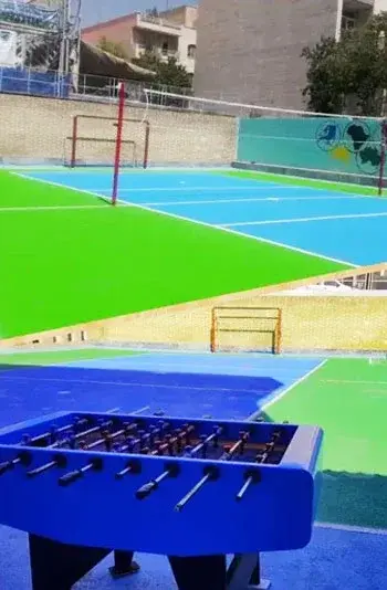 مدرسه بهان، عکس از حیاط مدرسه پسرانه بهان منطقه 5