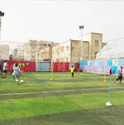 مدرسه بهان، عکس زمین چمن مصنوعی دبیرستان دوره دوم پسراه بهان منطقه 5