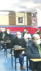 مدرسه بهان، عکس از برگزاری جلسات اولیا و معلمان در دبیرستان دوره دوم بهان منطقه 5