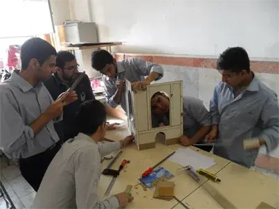 مدرسه بهان، عکس از کارگاه معماری هنرستان مجتمع آموزشی پسرانه بهان منطقه 5