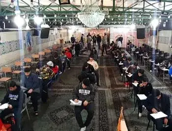 مدرسه ایران تکنیک، عکس از امتحانات هنرستان پسرانه ایران تکنیک منطقه 22 