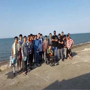 مدرسه ایران تکنیک، عکس از اردوی سواحل خزر هنرستان پسرانه ایران تکنیک منطقه 22 