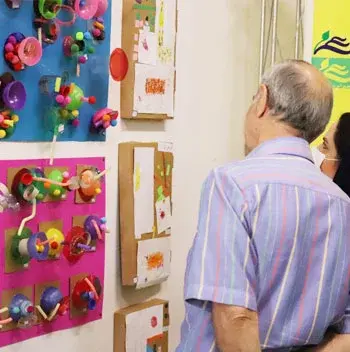 مدرسه نوید صالحین، نمایشگاه آثار نوآموزان پایه ی پیش دبستانی غیر دولتی  پسرانه نوید صالحین منطقه 6