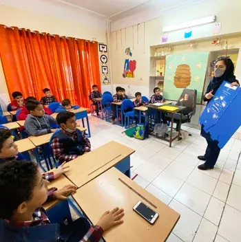 مدرسه علم مبین، تصویری از پروژه جابرابن حیان در کلاس پیش دبستان و دبستان پسرانه علم مبین 