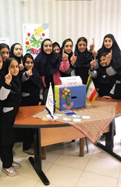 مدرسه اتحاد نوین، تصویر انتخابات دانش آموزی در دبستان اتحاد نوین