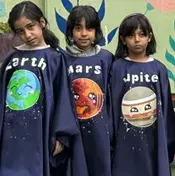 مدرسه  نگرش، آموزش سیاره ها و منظومه شمسی در دبستان دخترانه نگرش